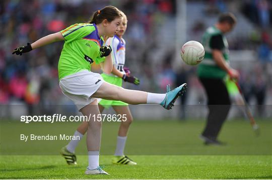 Half-time GO Games during the TG4 All-Ireland Ladies Football Championship Finals