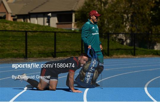 Munster Rugby Squad Training and Press Conference