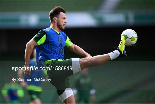 Republic of Ireland Training Session & Press Conference Republic of Ireland Training Session & Press Conference