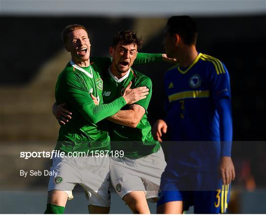 Bosnia & Herzegovina v Republic of Ireland - UEFA U19 European Championship Qualifying match Bosnia & Herzegovina v Republic of Ireland - UEFA U19 European Championship Qualifying match