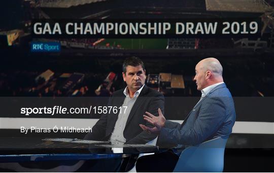The GAA Championship Draw 2019