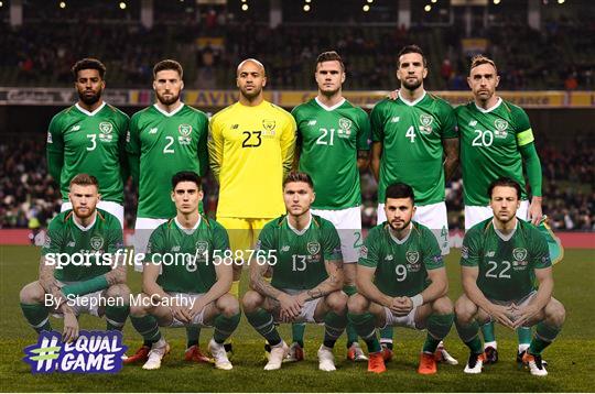 Republic of Ireland v Denmark - UEFA Nations League B Republic of Ireland v Denmark - UEFA Nations League B