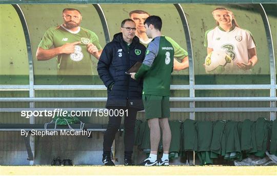 Republic of Ireland Training Session & Press Conference