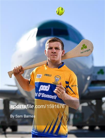 Aer Lingus, in partnership with the GAA and GPA, unveils the customised playing kit for the Fenway Hurling Classic