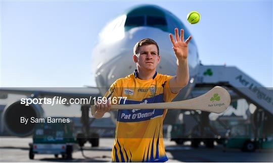 Aer Lingus, in partnership with the GAA and GPA, unveils the customised playing kit for the Fenway Hurling Classic