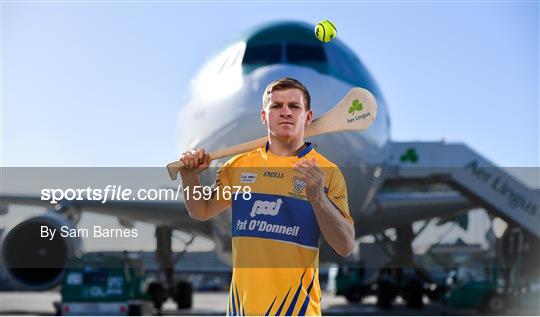 Aer Lingus, in partnership with the GAA and GPA, unveils the customised playing kit for the Fenway Hurling Classic