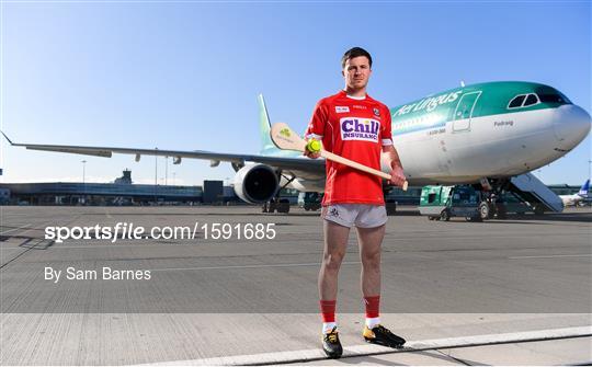 Aer Lingus, in partnership with the GAA and GPA, unveils the customised playing kit for the Fenway Hurling Classic