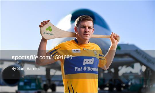 Aer Lingus, in partnership with the GAA and GPA, unveils the customised playing kit for the Fenway Hurling Classic