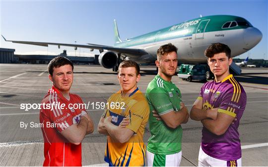 Aer Lingus, in partnership with the GAA and GPA, unveils the customised playing kit for the Fenway Hurling Classic