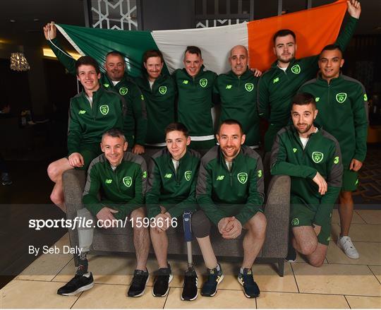 Ireland Amputee Squad depart for 2018 Amputee Football World Cup