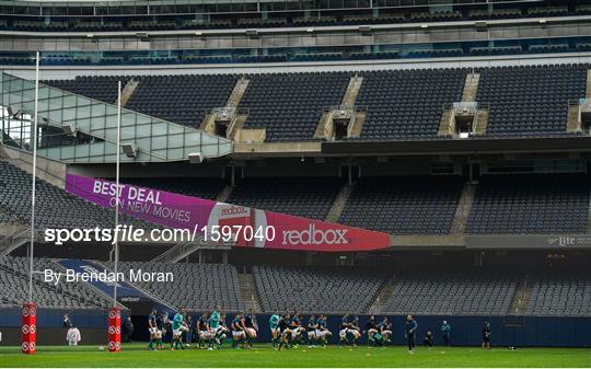 Ireland Rugby Captain's Run and Press Conference