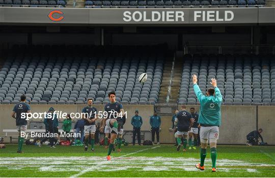 Ireland Rugby Captain's Run and Press Conference