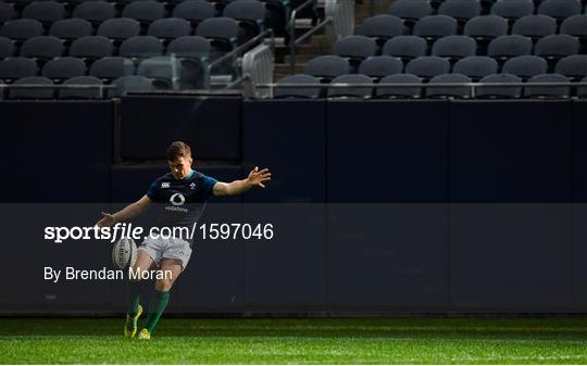 Ireland Rugby Captain's Run and Press Conference