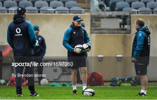 Ireland Rugby Captain's Run and Press Conference