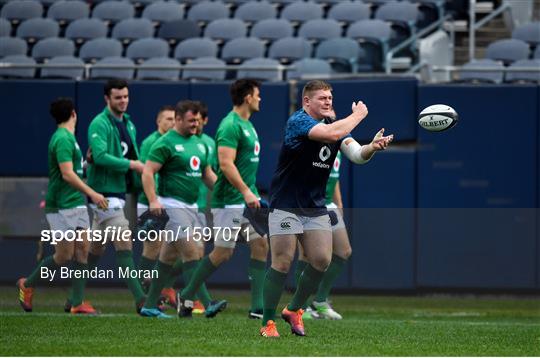 Ireland Rugby Captain's Run and Press Conference