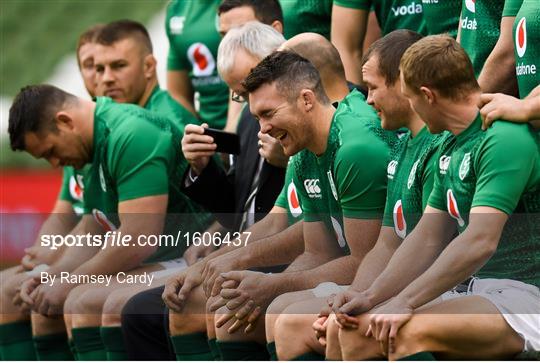 Ireland Rugby Captains Run & Press Conference