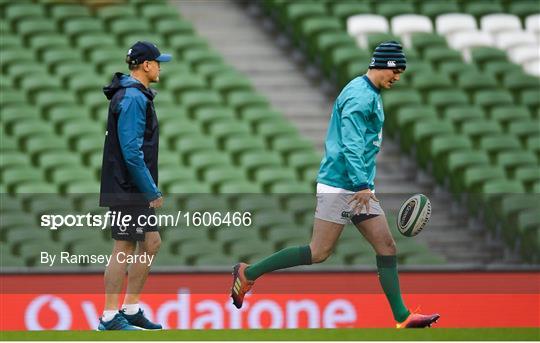 Ireland Rugby Captains Run & Press Conference