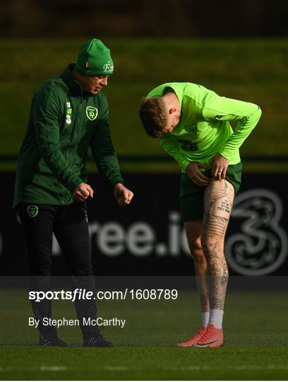 Republic of Ireland Training and Press Conference