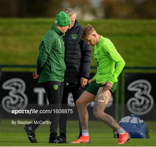 Republic of Ireland Training Session & Press Conference