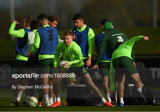 Republic of Ireland Training Session & Press Conference Republic of Ireland Training Session & Press Conference