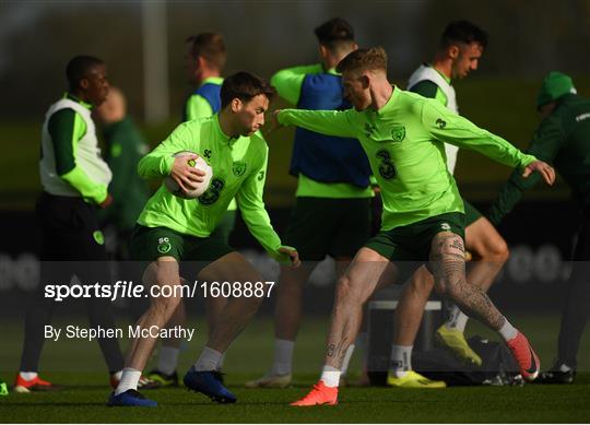 Republic of Ireland Training Session & Press Conference