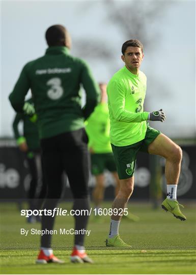 Republic of Ireland Training Session & Press Conference Republic of Ireland Training Session & Press Conference