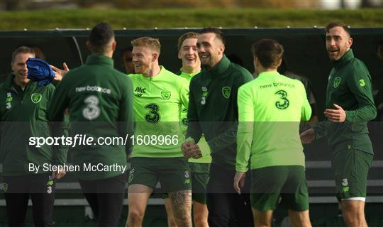 Republic of Ireland Training Session & Press Conference Republic of Ireland Training Session & Press Conference