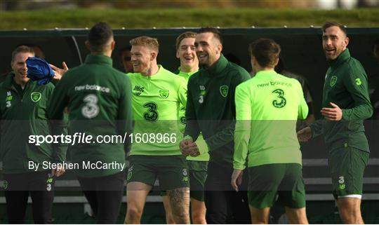 Republic of Ireland Training Session & Press Conference