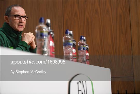 Republic of Ireland Training Session & Press Conference