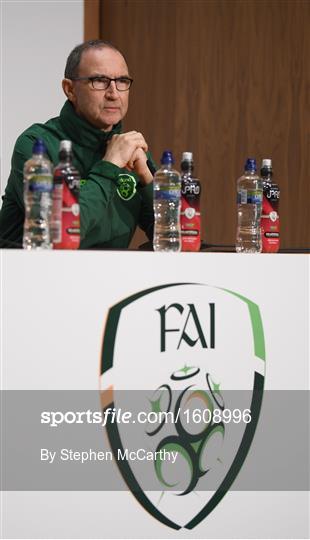 Republic of Ireland Training Session & Press Conference Republic of Ireland Training Session & Press Conference