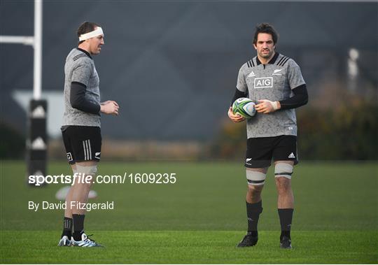 New Zealand Rugby Squad Training and Press Conference