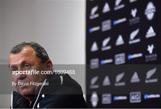 New Zealand Rugby Squad Training and Press Conference