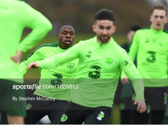Republic of Ireland Training Session & Press Conference Republic of Ireland Training Session & Press Conference