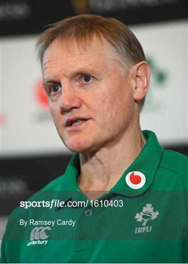 Ireland Rugby Squad Training and Press Conference