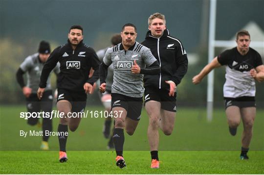 New Zealand Rugby Press Conference and Squad Training