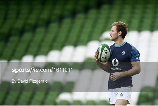 Ireland Rugby Captain's Run and Press Conference