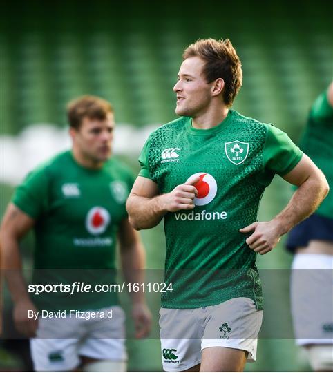 Ireland Rugby Captain's Run and Press Conference