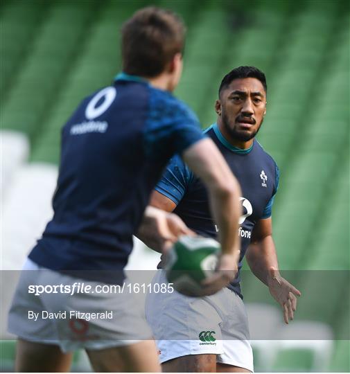 Ireland Rugby Captain's Run and Press Conference