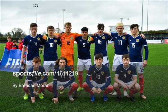 Republic of Ireland v Scotland - U16 Victory Shield
