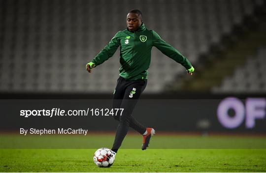 Republic of Ireland Training Session and Press Conference