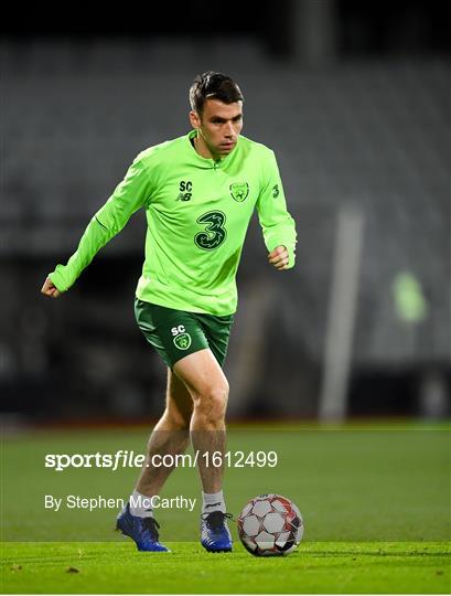 Republic of Ireland Training Session and Press Conference Republic of Ireland Training Session and Press Conference