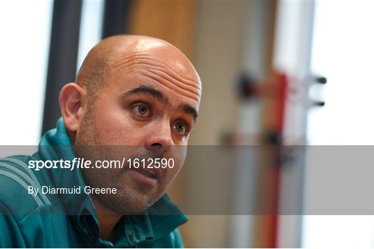 Munster Rugby Squad Training and Press Conference