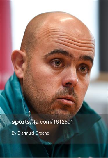 Munster Rugby Squad Training and Press Conference