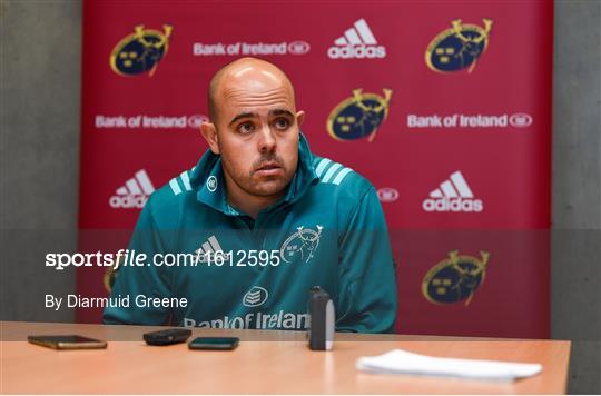 Munster Rugby Squad Training and Press Conference Munster Rugby Squad Training and Press Conference