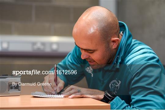 Munster Rugby Squad Training and Press Conference