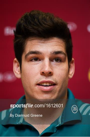 Munster Rugby Squad Training and Press Conference