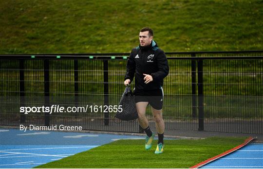 Munster Rugby Squad Training and Press Conference