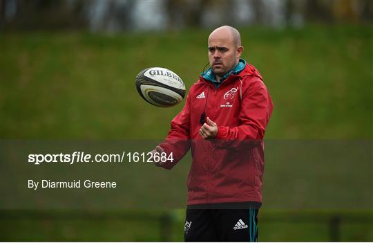 Munster Rugby Squad Training and Press Conference Munster Rugby Squad Training and Press Conference