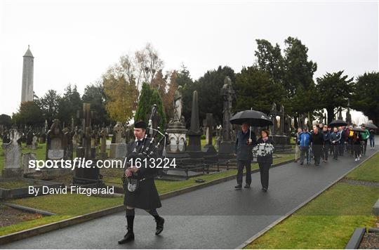 GAA unveils a Memorial Headstone to Bloody Sunday victim John William Scott