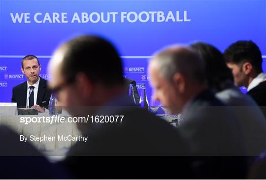 UEFA Executive Committee Press Conference UEFA Executive Committee Press Conference